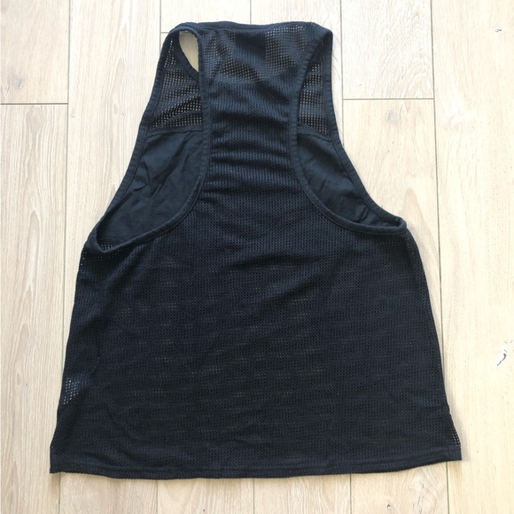 Nike Racerback Mesh Logo Tank Top in Black Women’s Size M - Picture 5 of 7